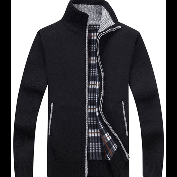 New Mens Cashmere Fleece Interior Sweater Nwt - Picture 1 of 3